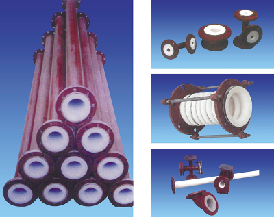 鋼襯聚四氟乙烯、聚丙烯復(fù)合管、管件